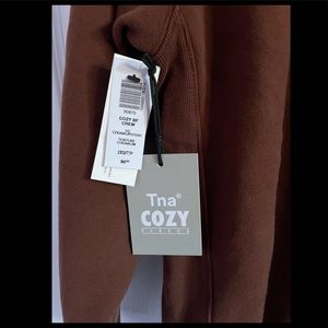 TNA brown crewneck